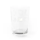 もやしWORKSの胃痛くん【体調いろいろver】 Water Glass :back