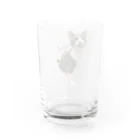 三毛猫tetoteの三毛猫teto 「meow!」 Water Glass :back