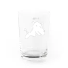 Opapanの左手いぬ Water Glass :back