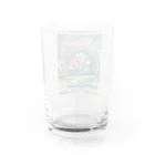 🌿Art shop Kano🌿の山羊と少女（8歳の肖像、部分） Water Glass :back