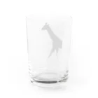 tomorebiのSunlight Giraffe Water Glass :back