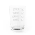 PARADOXのアメリカンアル中グラス Water Glass :back