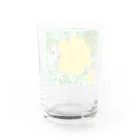 虹色PLUSのマリーゴールドとジャックラッセルテリア犬 Water Glass :back