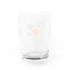 NANASHOPの虹色のもみじ(レインボーメープルリーフ) Water Glass :back