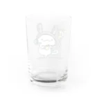 itsuto-こねこしょうしょうめんへらの「うさぎヒロ」2023 Water Glass :back