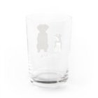 いぬころ｜変な犬図鑑のNo.145 ジャイアントパピーヌ[1] 変な犬図鑑 Water Glass :back
