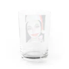 296fukurouのバケモノ麗子 Water Glass :back