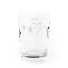 ぽぴーぴぽーの1+1=2 Water Glass :back