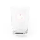 青のショートケーキ Water Glass :back