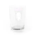 MochiMochi SHOPの白猫天使こむぎちゃん（ブランコ） Water Glass :back