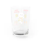 クサカイ商店のうさこ&にんじんたち Water Glass :back