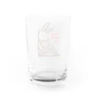 BeachBunnyのうさぎとねこ　Stay With Me Water Glass :back