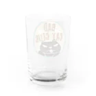 Junsの悪にゃんこのBAD CAT CULB Water Glass :back