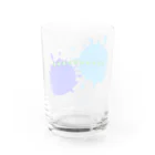 Rugbyshopのcolorful paint Water Glass :back