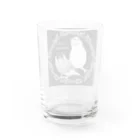 KINAKOLab@SUZURIのモノクロ文鳥さん Water Glass :back