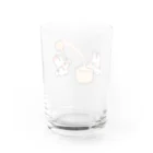 わくわくランドのおもちつきうさぎ Water Glass :back