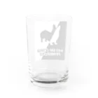 onehappinessのコーギー　ハーフ＆ハーフ Water Glass :back