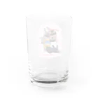 ヤママユ(ヤママユ・ペンギイナ)のうさぺん。(ハートフレーム) Water Glass :back