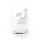 onehappinessのダックスフンド　ハーフ＆ハーフ Water Glass :back