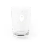 Hinanochin.shopのa pomeranian / shortcake Water Glass :back