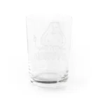 トシゾーのSUZURIのとこのキュウコン（下文字） Water Glass :back