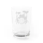 ロジローのドラム(ネコ)黒 Water Glass :back