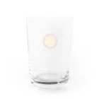 火土水商店の太陽のグラス Water Glass :back