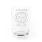 airchのenjoy music Water Glass :back