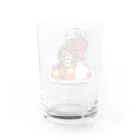 ムンムン&キュピロニウスのアトリエSUZURI店のカレーの中から出てきてしまったキングコブラさん Water Glass :back