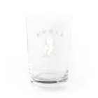 ari designのシロクマにマフラーを（チョコミントカラーVer.） Water Glass :back