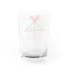 handmade asyouareの相合い傘 Water Glass :back