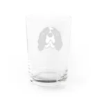 みんとちゃんと私の白黒キャバリア Water Glass :back