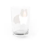 Kotetsu diary(SUZURI店)のゆるゆるシェルティ Water Glass :back