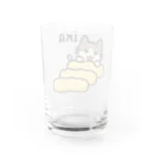 楽猫楽描しげ屋のいか Water Glass :back