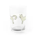 FUTURESHOTのMyシッポを追う犬 Water Glass :back