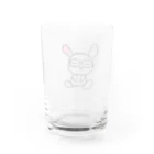 @木工室長のもっこーうさぎ Water Glass :back