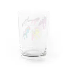 NoenoeMagicのカラフルユニコン Water Glass :back