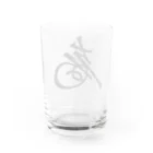 sengokuartの徳川慶喜 花押（黒） Water Glass :back