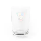 しょこのハンドメイドのきのこあたまのこ Water Glass :back