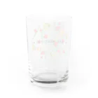 idumi-artのYou are what you eat. Water Glass :back