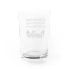 GRIMWORKSのTHE GRIMBATS logo-1 EX Black Water Glass :back