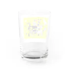 タナカミノルのユーモアイラストショップのキャット テーブル Water Glass :back