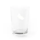 みにゆん　ねこのRunning puppy Water Glass :back