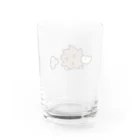 KIKITEKI_LABORATORYのてくてくはりねずみ Water Glass :back