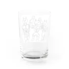 seichaaanのマッスル猫 Water Glass :back