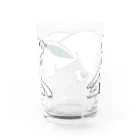 杉浦 由紀のウサギと小鳥 Water Glass :back