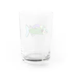 motchie's Shopのグリーンネオンくん Water Glass :back