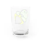 かめんちゅ(亀人)のウミアカちゃんラインスタンプ販売記念商品 Water Glass :back