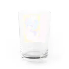 あんどうめめのおみせの応援チアガール Water Glass :back