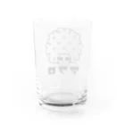 あふろっち商店のアフロ Water Glass :back